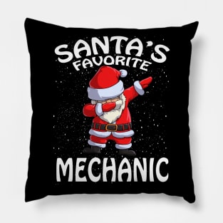 Santas Favorite Mechanic Christmas Pillow