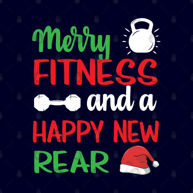 Merry Fitness And A Happy New Year Funny Christmas Workout by FamiLane