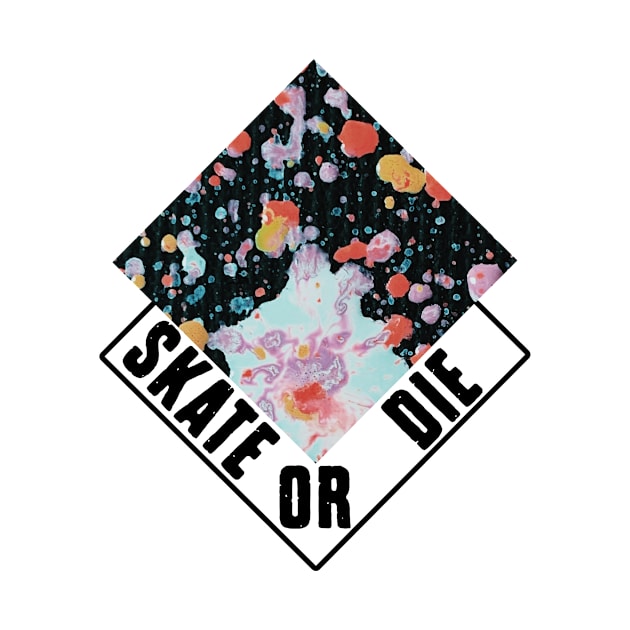 Skate or die skater skating shredding logo by Captain-Jackson