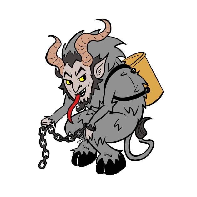 Krampus in Dark Grey by T.A. Teufel