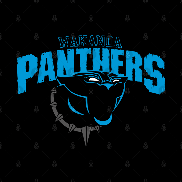 Black Fictional Panther Superhero Sports Team by BoggsNicolas