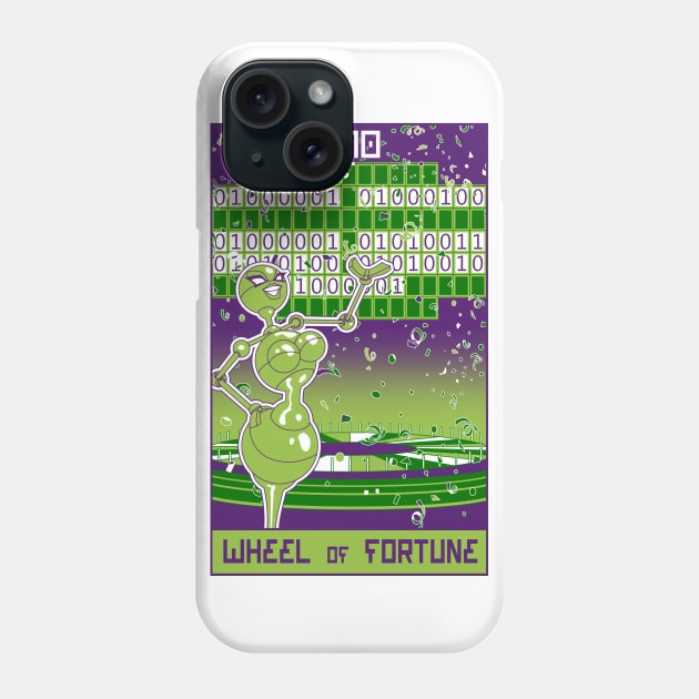 Robo Tarot: Wheel Of Fortune Phone Case by PeterTheHague