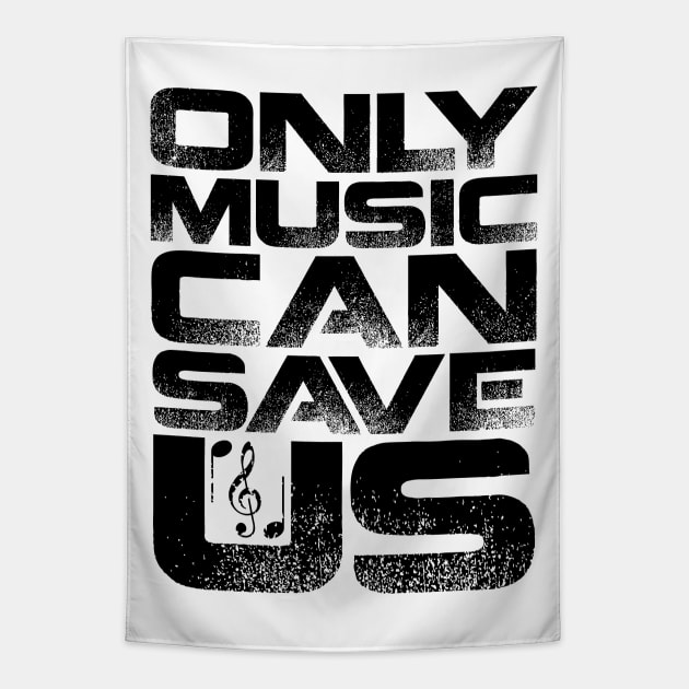 Only Music Can Save Us Tapestry by colorsplash