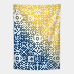 Geometric Mediterranean pattern Tapestry