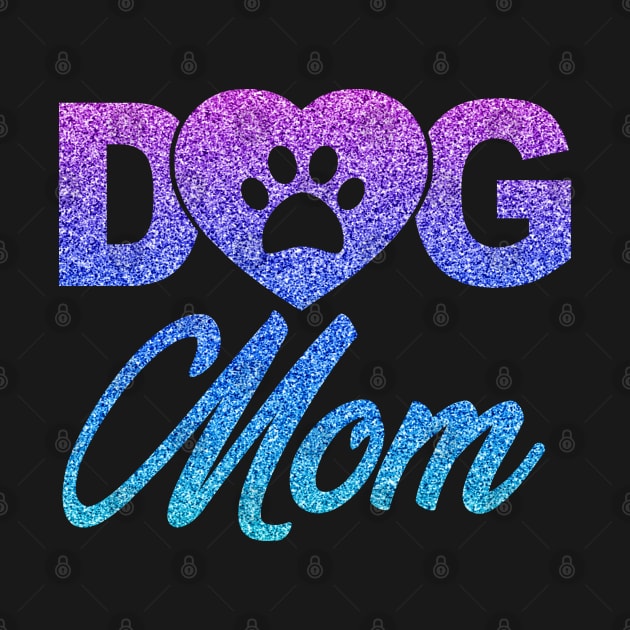 Dog Mom Shirts for Women Cute Letter Print Pet Lover Paw by Pannolinno