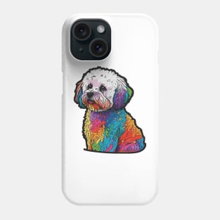 Bichon Frise Dog Art Phone Case