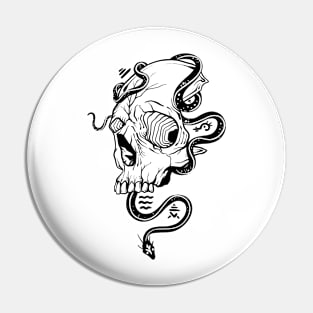 human skull Pin