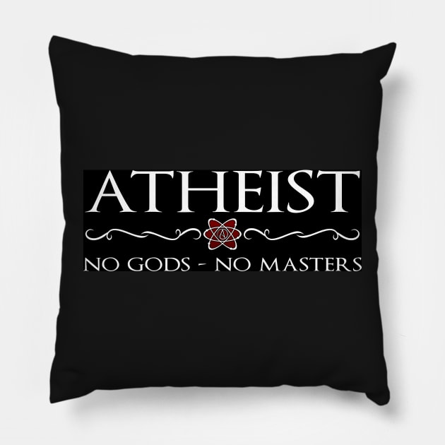 Atheist - No Gods Pillow by WFLAtheism