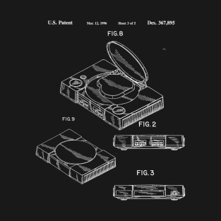 Playstation 1 Patent T-Shirt