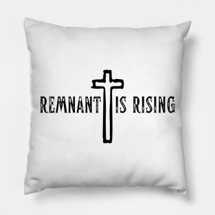 Remnant Is Rising (with cross) Pillow