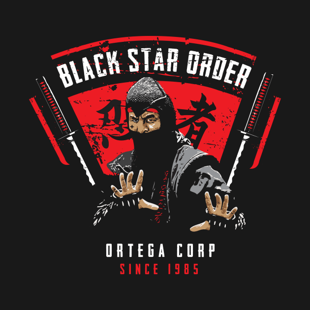 Black Star Order Tee by goderslim