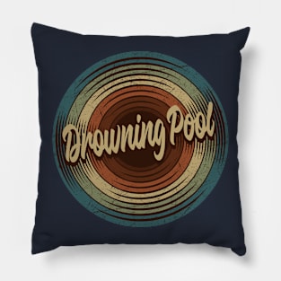 Drowning Pool Vintage Vinyl Pillow