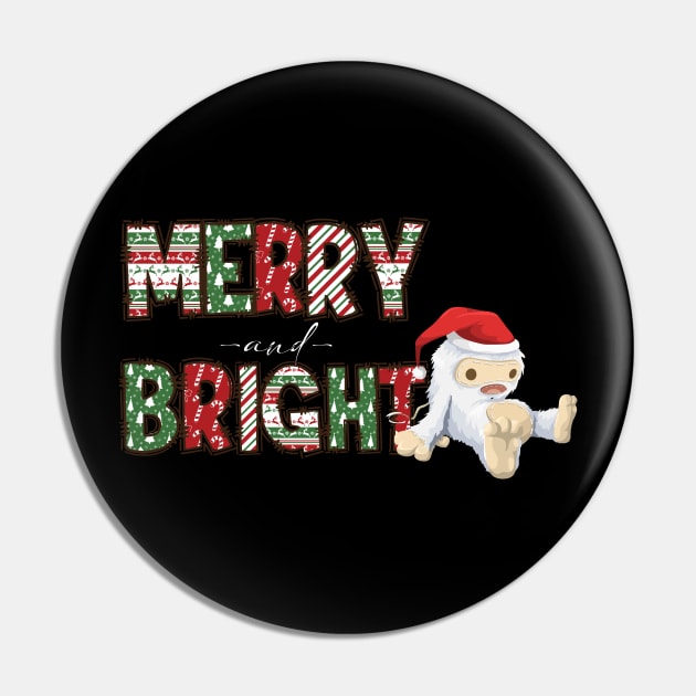 Merry and bright abominable cute snow yeti design Pin by Roxy-Nightshade