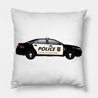 Town Of Bedford NY Police car Pillow