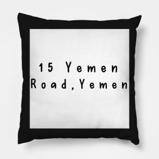 15 Yemen Road, Yemen Pillow