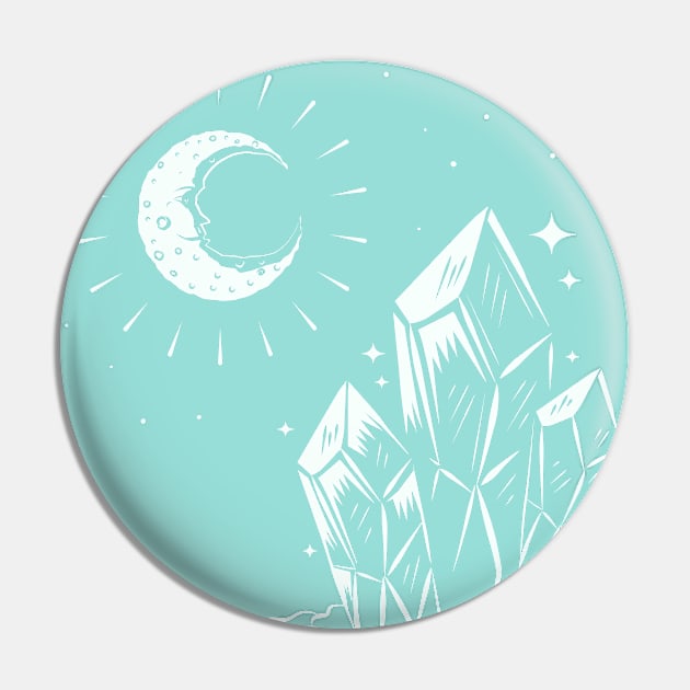 Moonlit Night Pin by BurchCreativeDesign