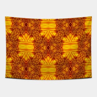 Golden Yellow Sunflower Pattern 6 Tapestry