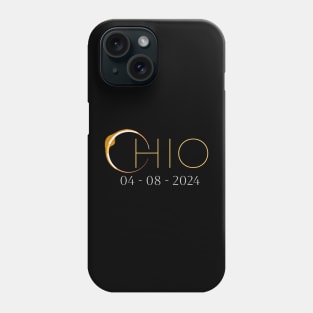 Solar Eclipse 2024 State Ohio Total Solar Eclipse Phone Case