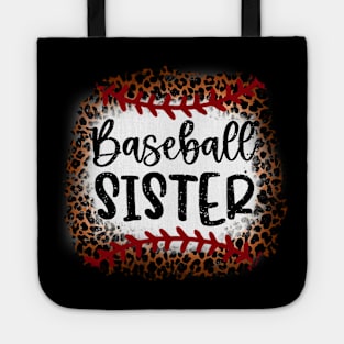 Baseball Sister Leopard Baseball Sister Tote