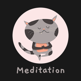 Cat Meditation T-Shirt