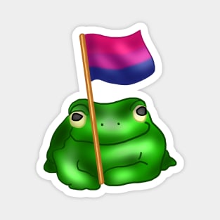 Bisexual LGBTQ Frog Magnet