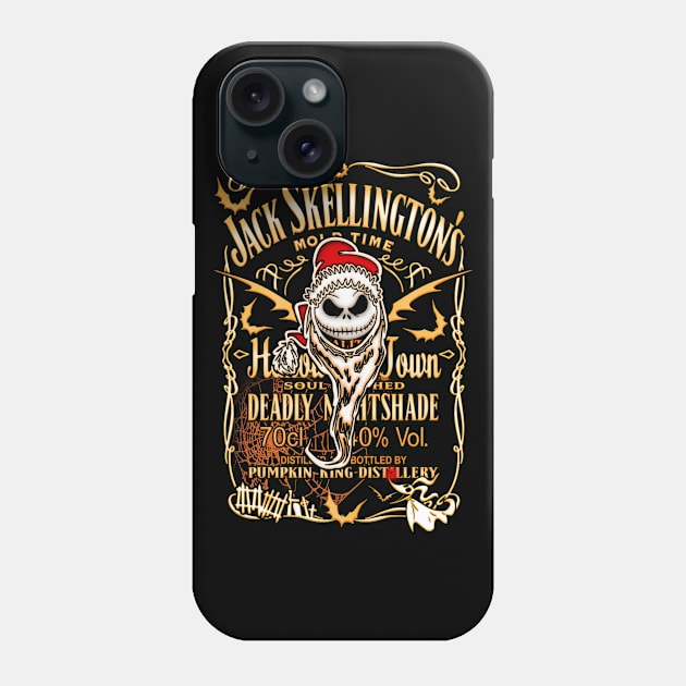 Skellington's halloween edition Phone Case by outlawalien