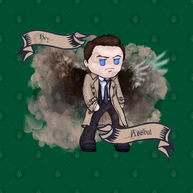 SPN Kawaii Cas by Sutilmente