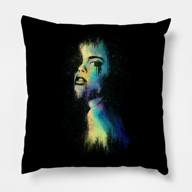 Portrait Pillow by opawapo