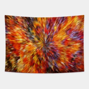 Colorful burst explosion Tapestry