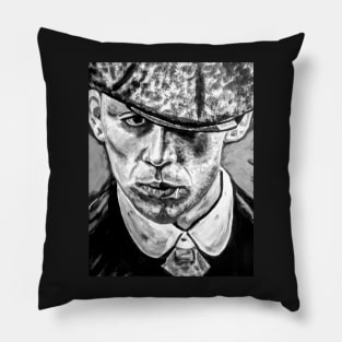 Peaky blinder in mono Pillow