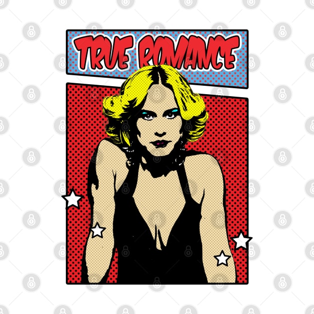 Patricia Arquette 80s Pop Art Comic Style by Flasher