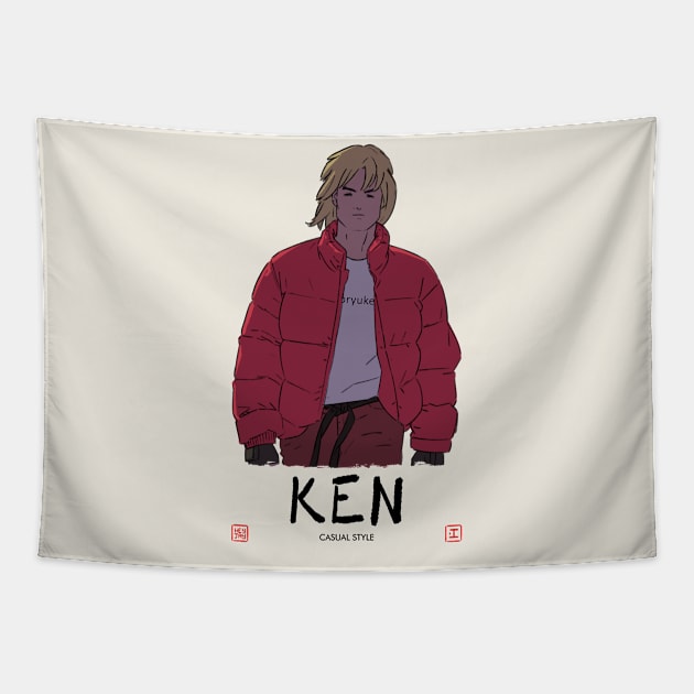 Ken - Casual Style Tapestry by HeyJay