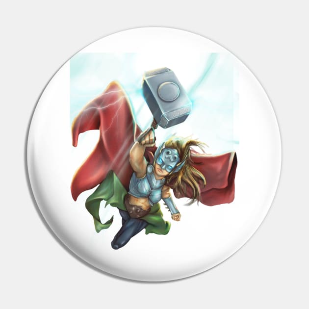 The Mighty Thor Pin by dbcreations25