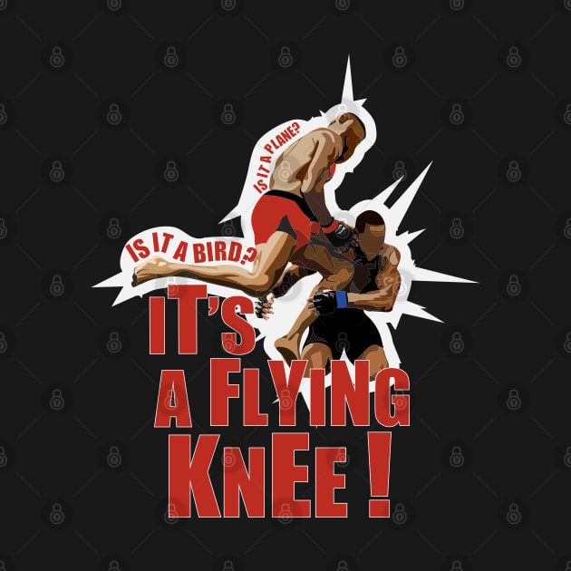 Flying Knee - Mixed Martial Arts by WaltTheAdobeGuy