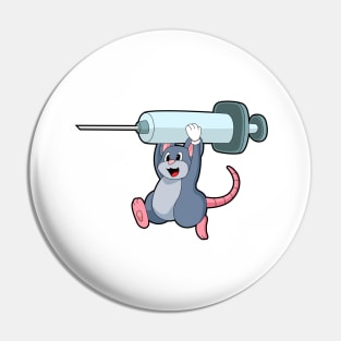 Mouse as Nurse with Syringe Pin