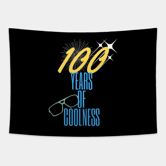 100 years of coolness Tapestry by Warp9