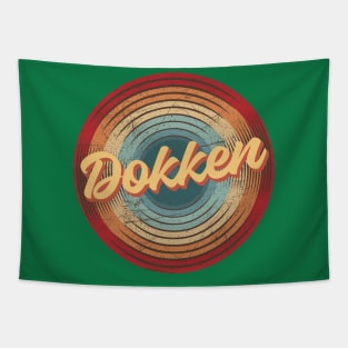 Dokken Vintage Circle Tapestry