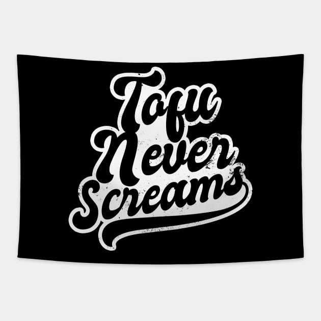 Tofu T Shirt | Never Screams Gift Tapestry by Gawkclothing
