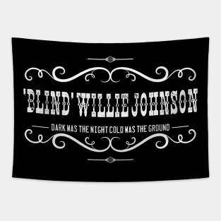 Blind Willie Johnson Blues Design Tapestry