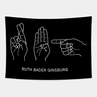 Ruth Bader Ginsburg ASL Tapestry