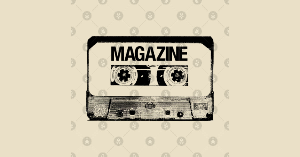 Magazine Cassette Tape Magazine TShirt TeePublic