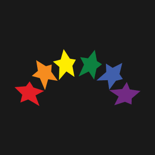 Pride Graphic Star Rainbow T-Shirt