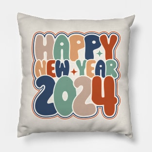 Happy New Year 2024 Pillow