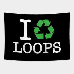 I Recycle Loops Tapestry