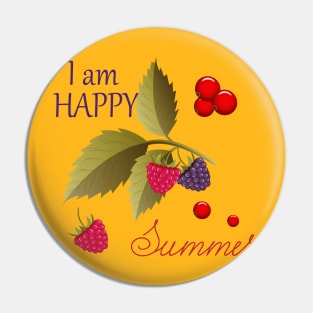 I am happy summer Pin