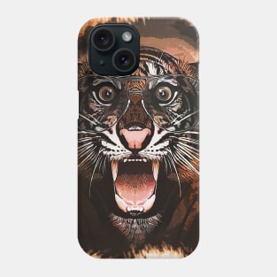 Surprised Tiger - Caricature Phone Case