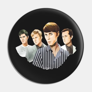 Dobre Brother Twins art Pin