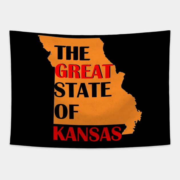 the great state of Kansas Tapestry by DODG99