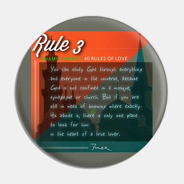 40 RULES OF LOVE - 3 Pin by Fitra Design