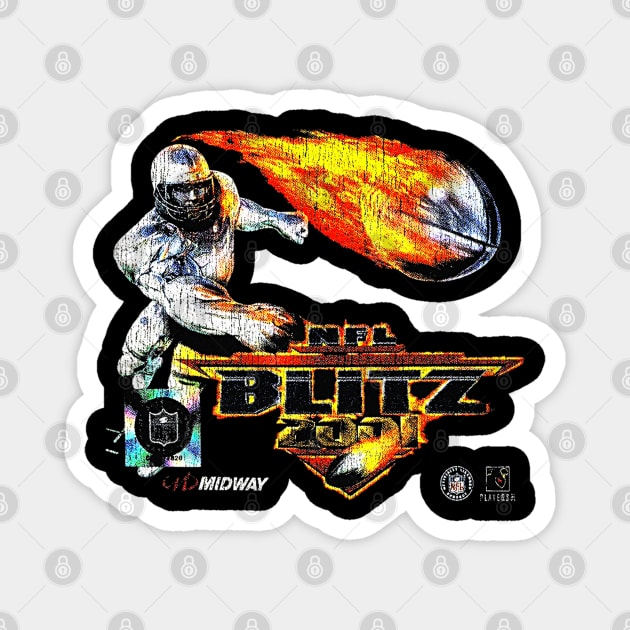 Football Blitz 2001 - Video Game Magnet by nicklower